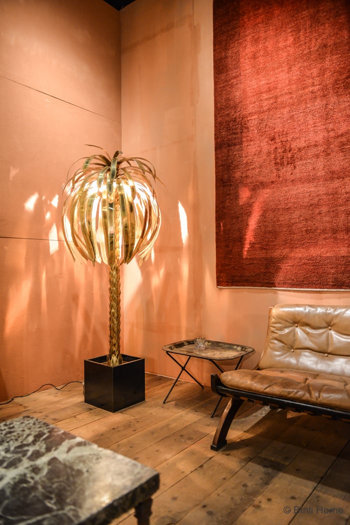 Salon Residence Singer Laren 2015 palmboom lamp Ontwerper Thijs Murré © Binti Home Blog