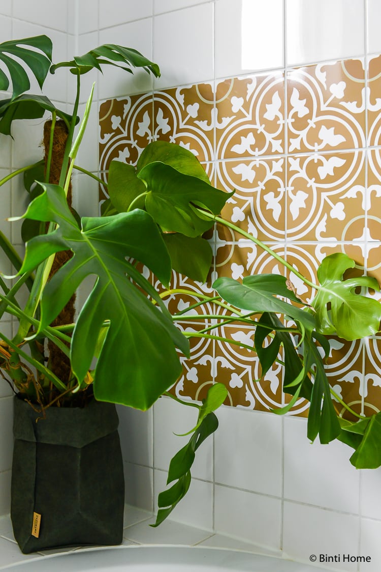 Tegelstickers voor een oosterse in de badkamer - Binti Home Interieurontwerpstudio & inspiratie