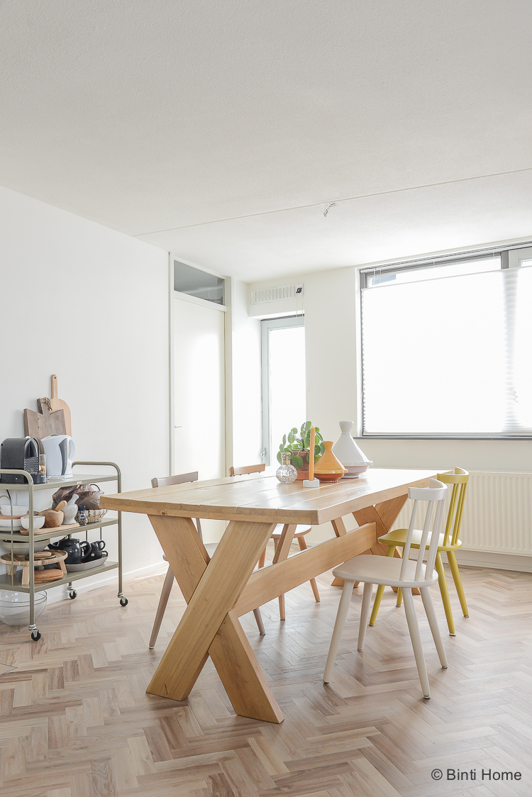 bijeenkomst Machtigen zin Welke kleur krijgt de eiken houten eettafel? - Binti Home |  Interieurontwerpstudio & inspiratie blog