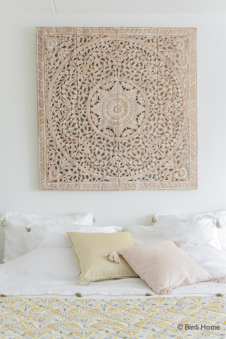 Verpletteren favoriete Kameraad Wandpaneel van houtsnijwerk uit de collectie van Simply Pure - Binti Home |  Interieurontwerpstudio & inspiratie blog