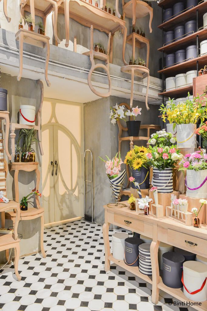 Flower shop Cairo Joie de Vivre at new hotspot Maison69 Binti Home
