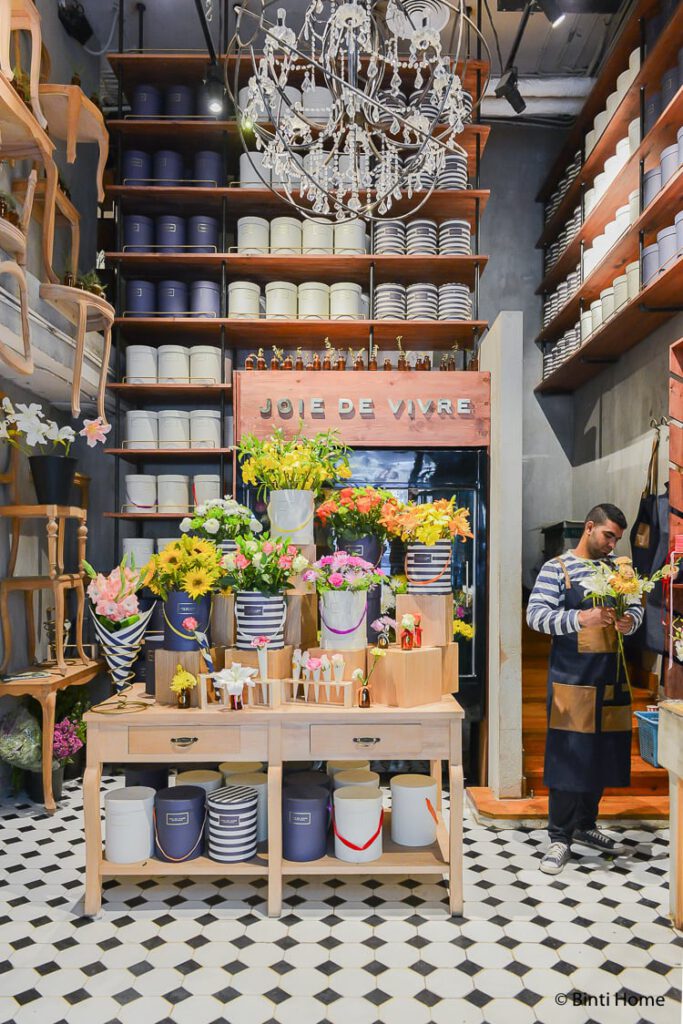 Flower shop Cairo Joie de Vivre at new hotspot Maison69 Binti Home