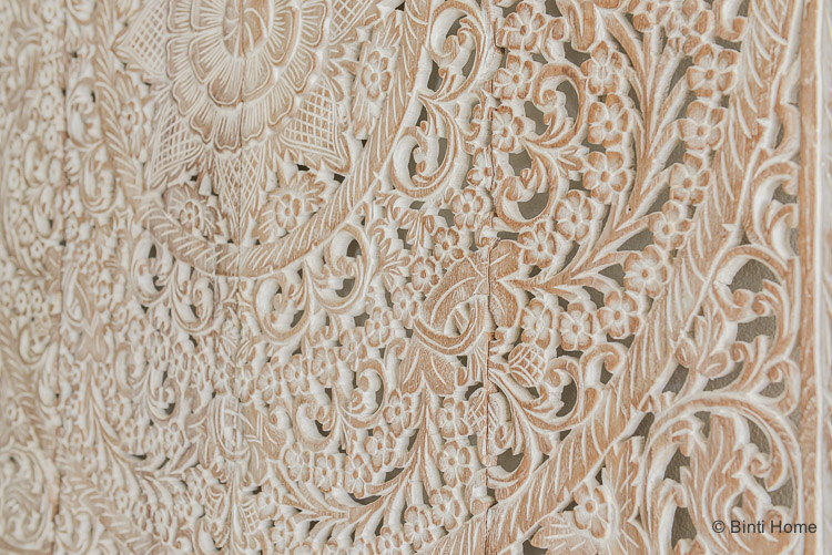 werkwoord Vochtig In de genade van Wandpaneel van houtsnijwerk uit de collectie van Simply Pure - Binti Home |  Interieurontwerpstudio & inspiratie blog