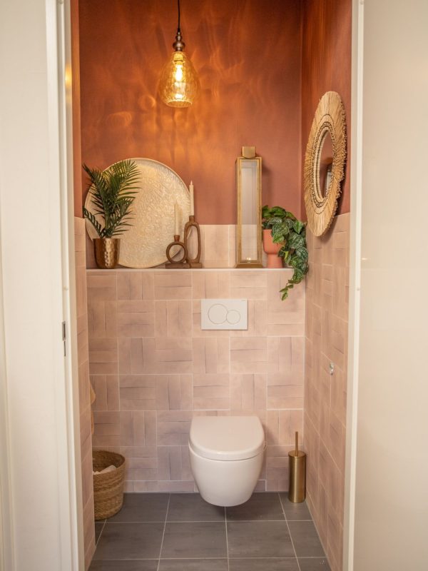 Inrichten wc huurwoning in arabische sferen make-over Praxis Binti Home 22